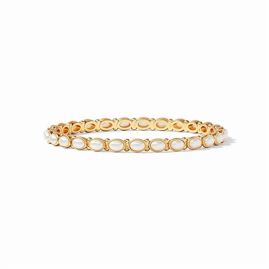 Picture of Julie Vos Mykonos - Mykonos Pearl Bangle Bracelet