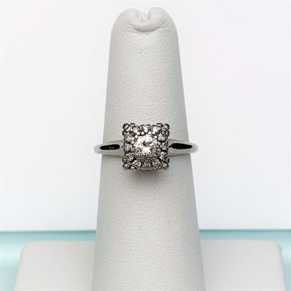 Picture of Art Deco Era 18K White Gold & Diamond Ring