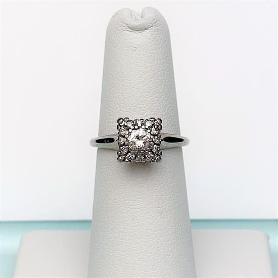 Picture of Art Deco Era 18K White Gold & Diamond Ring