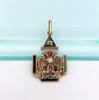 Picture of Antique 14K Gold, Enamel & Diamond Double Sided 32nd Degree Scottish Rite Masonic Watch Fob/Pendant