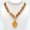 Picture of Rare Victorian Era 14K Gold Etruscan Revival Chain & Locket