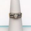 Picture of Vintage 1950'S 18K Gold & Diamond Wedding Band Set