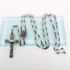 Picture of Vintage Sterling Silver & Faceted Crystal Rosary By Swift & Fisher