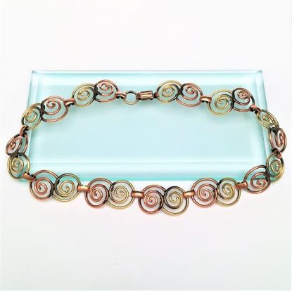 Picture of Signed Probst Gold Filled Spiral Necklace