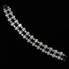 Picture of Clear Cz Ladder Bracelet. 7.25" Long, .55" Wide
