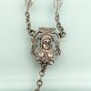 Picture of Vintage Sterling Silver & Faceted Rock Crystal Rosary By Bliss