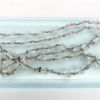 Picture of Vintage Sterling Silver & Faceted Rock Crystal Rosary By Bliss