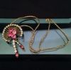 Picture of Van Dell 1950'S Gold Filled Pink & Clear Rhinestone Jewelry Set