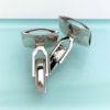 Picture of 1950'S Sterling Silver & Blue Tiger's Eye (Hawk'S Eye) Cufflinks