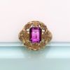 Picture of Art Deco Era 10K Gold Filigree & Amethyst Ring