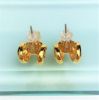 Picture of Vintage Kjl (Kenneth Jay Lane) Gold Plated Rams Head Earrings