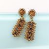 Picture of Stunning Victorian Era 18K Gold & Sapphire Etruscan Revival Style Earrings
