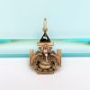 Picture of Antique 14K Gold, Enamel & Diamond Double Sided 32nd Degree Scottish Rite Masonic Watch Fob/Pendant