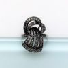 Picture of Judith Jack Art Deco Revival Sterling Silver & Marcasite Ring