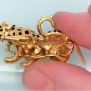 Picture of Rare Carrera Y Carrera (Madrid) For Cellini'S (New York) 18K Gold, Enamel & Diamond Panther Brooch