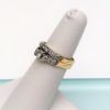 Picture of Vintage 1950'S 18K Gold & Diamond Wedding Band Set