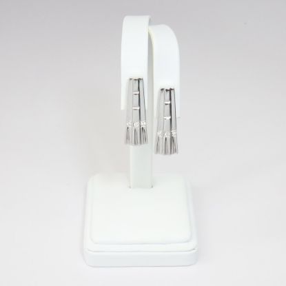Picture of 14K White Gold Diamond Earrings 