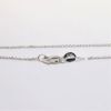 Picture of 14K White Gold Round Solitaire 0.75 CT Diamond Pendant Necklace 