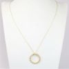 Picture of 14K Yellow Gold 1.70 CT Diamond Circle Pendant