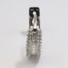 Picture of 14K White Gold 1.00 CT Diamond Hoop Earrings
