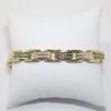 Picture of 10K Yellow Gold Diamond Link Bracelet