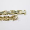 Picture of 10K Yellow Gold Diamond Link Bracelet
