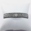 Picture of 14k Black Gold & Pavé Set Diamond Bangle Bracelet