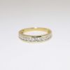 Picture of 14K Yellow Gold Channel Set Diamond Wedding Band