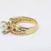 Picture of 14K Yellow Gold Round Cut Diamond Engagement Ring