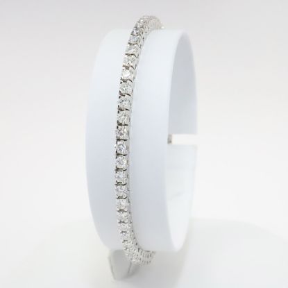 Picture of 14K White Gold Diamond Tennis Bracelet