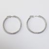 Picture of 18K White Gold 6.11 CT Diamond Hoop Earrings