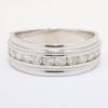 Picture of 14K White Gold Channel Set Diamond Wedding Band