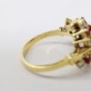 Picture of 14K Yellow Gold Ruby & Diamond Fashion Ring