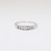 Picture of 14K White Gold Channel Set Diamond Wedding Band