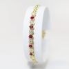 Picture of 14K Yellow Gold Diamond & Ruby Bracelet