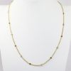 Picture of 18K Yellow Gold Diamond & Ruby Station Necklace