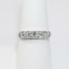 Picture of Vintage 14K White Gold Diamond Wedding Band
