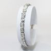 Picture of 14K White Gold Square Cut Diamond Bracelet
