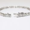 Picture of 14K White Gold Square Cut Diamond Bracelet