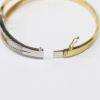 Picture of 14K Two Tone Gold Diamond Bangle Bracelet