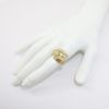 Picture of 14K Yellow Gold Diamond Wrapped Leaf Fashion Ring