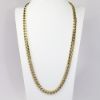 Picture of 14K Yellow Gold Cuban Link Diamond Accented Necklace