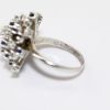 Picture of 14K White Gold Diamond & Sapphire Cocktail Ring
