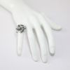 Picture of 14K White Gold Diamond & Sapphire Cocktail Ring