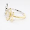 Picture of 18k Two-Tone Gold & Diamond Flower Ring