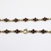 Picture of Vintage Silver & Bohemian Garnet Necklace With Teardrop Pendant
