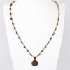 Picture of Vintage Silver & Bohemian Garnet Necklace With Teardrop Pendant