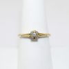 Picture of Antique Late Edwardian Era 14k Gold & Diamond Engagement Ring