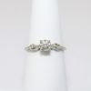 Picture of Antique Art Deco Era 14k White Gold & Diamond Engagement Ring