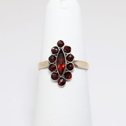 Picture of Antique Victorian Era German .333 (8k) Gold & Garnet Ring